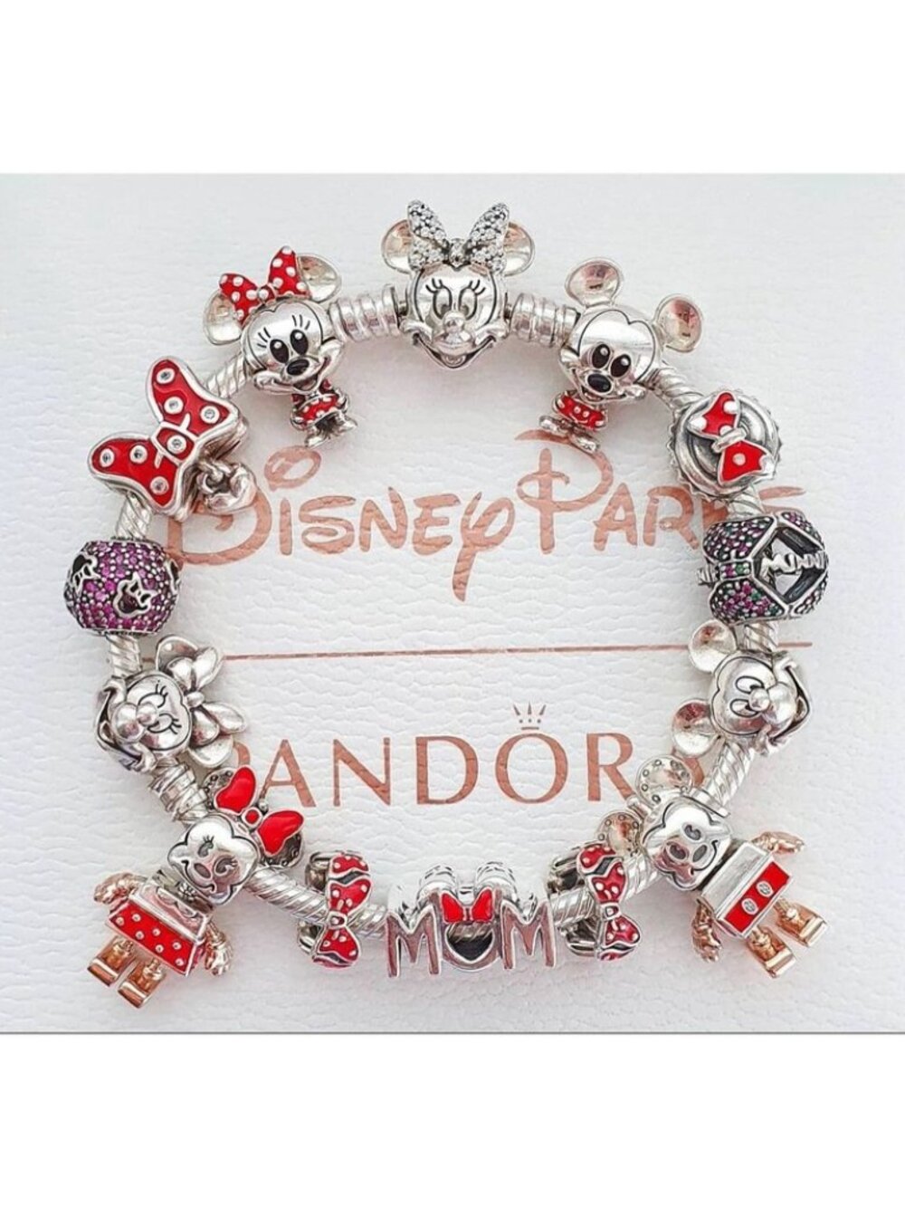 1 NEW Pandora Disney Silver Mickey Minnie Mouse Sally Harry Dangle Dumbo Charm